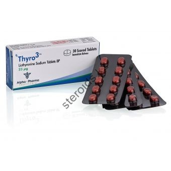 Thyro3 (Трийодтиронин) Т3 Alpha Pharma 30 таблеток (1таб 25 мкг) - Уральск