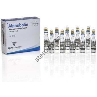 Alphabolin (Метенолон) Alpha Pharma 10 ампул по 1мл (1амп 100 мг) - Уральск