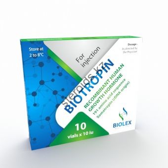Гормон роста Biolex Biotropin 10 флаконов по 10 ед (100 ед) - Уральск