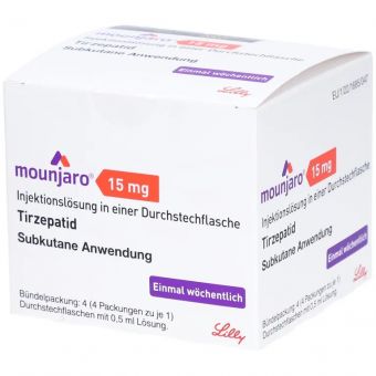 Mounjaro (Tirzepatide) раствор для п/к введ. 4 флакона 0,5 мл по 15 мг - Уральск