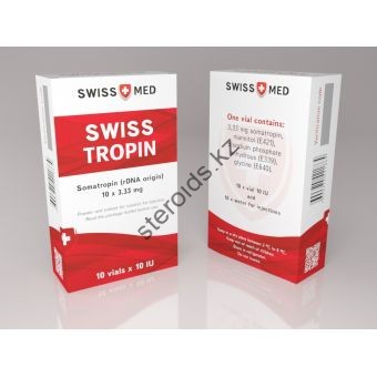 Гормон роста Swiss Med SWISSTROPIN 10 флаконов по 10 ед (100 ед) - Уральск